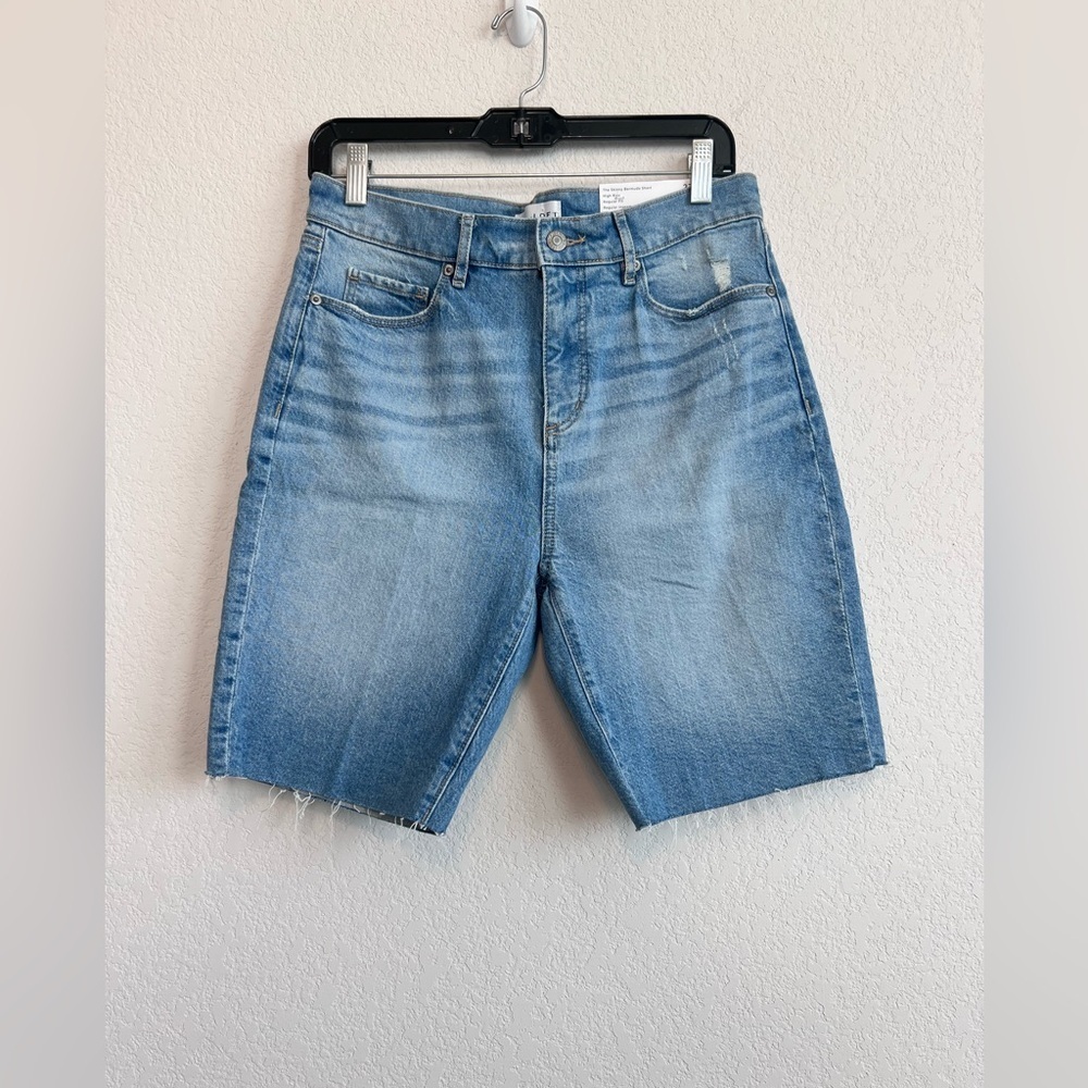 NWT: LOFT The Skinny Bermuda Short Hight Rise Size 27